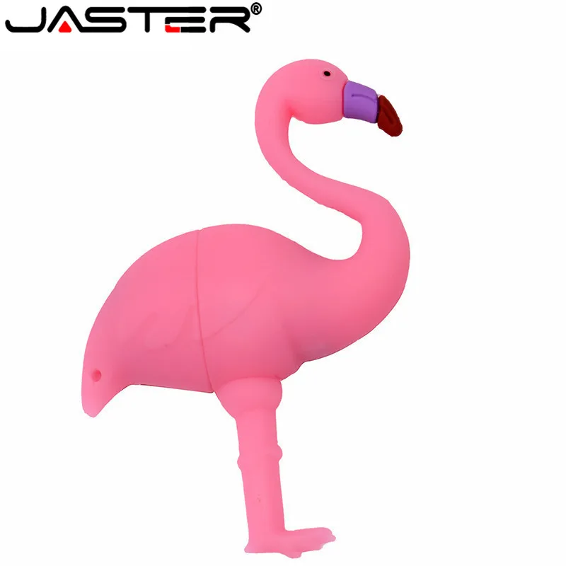 USB флеш накопитель JASTER в виде фламинго 32 4 Гб|USB флэш-накопители| |
