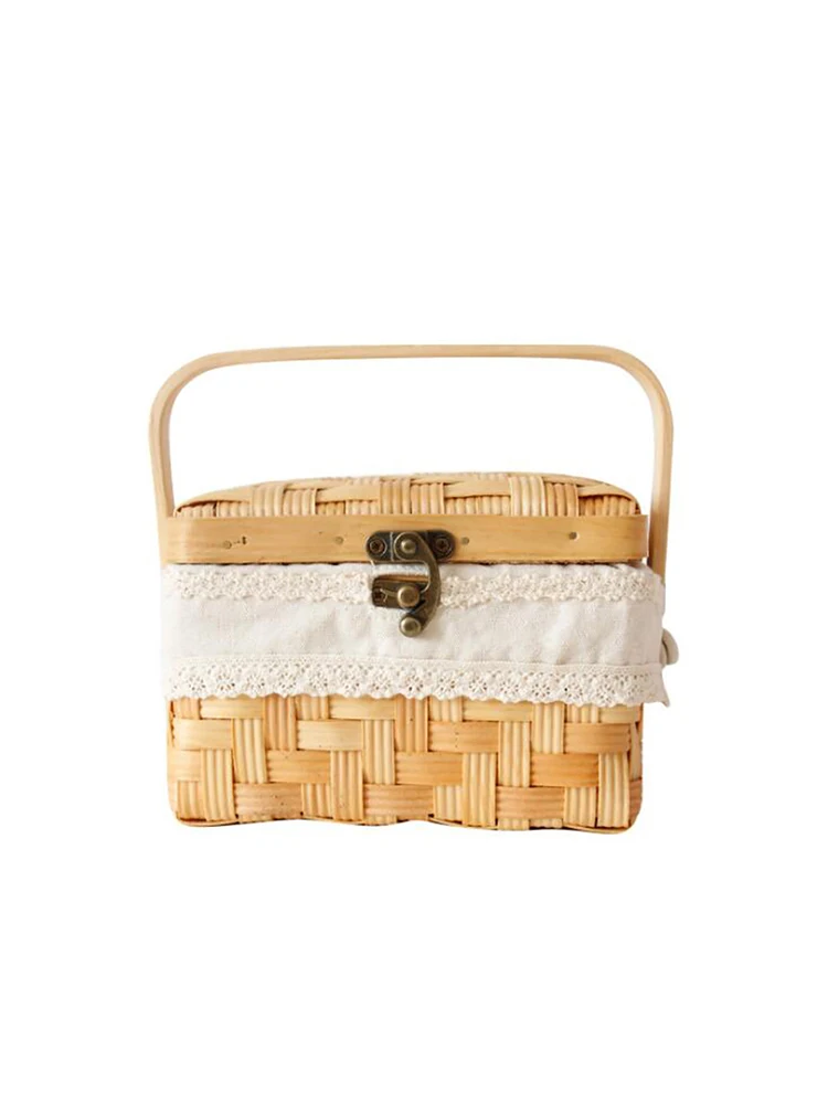 Тканая корзина для хранения плетеная дома органайзер ванной комнаты лоза