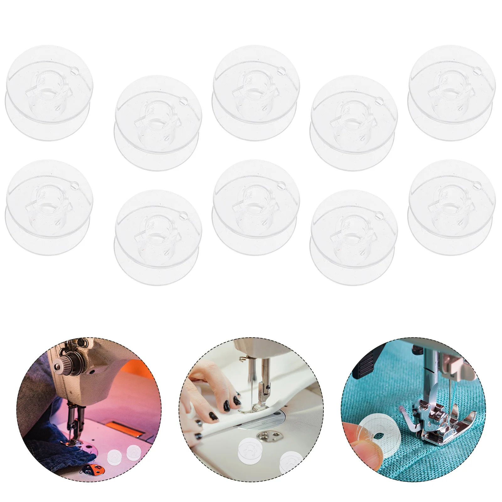 

100Pcs Sewing Machine Bobbin Household Sewing Bobbins Replacement Accessories