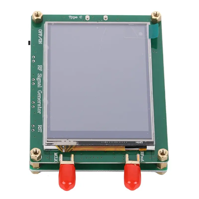 

RF Sweep Signal Generator Module Radio Frequency Sweep Signal Source Board 35M to 4.4G + STM32 TFT Color LCD