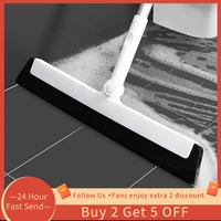 floor cleaning squeegee telescopic magic broom non sticky 180%c2%b0 rotation home dust broom for bathroom glass window floor wiper