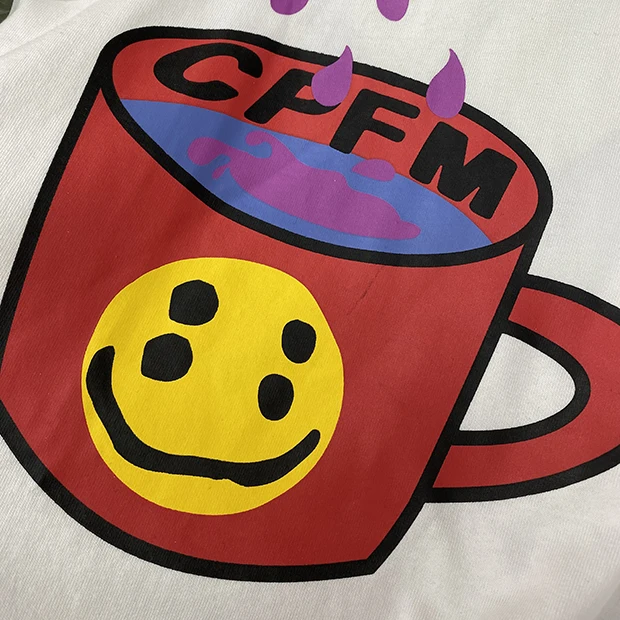 

CPFM Tee Men Women Summer Style Fruit Tee Print CPFM T-shirt High Quality CACTUS PLANT FLEA MARKET Tops Short Sleeve