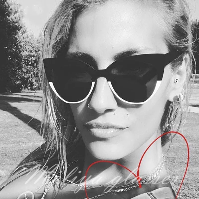 Солнцезащитные очки FENCHI женские брендовые дизайнерские солнечные кошачий