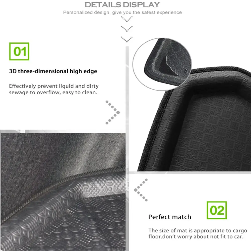 Uxcell напольный коврик для заднего багажника автомобиля подкладка Suzuki Grand Vitara 2006 2015