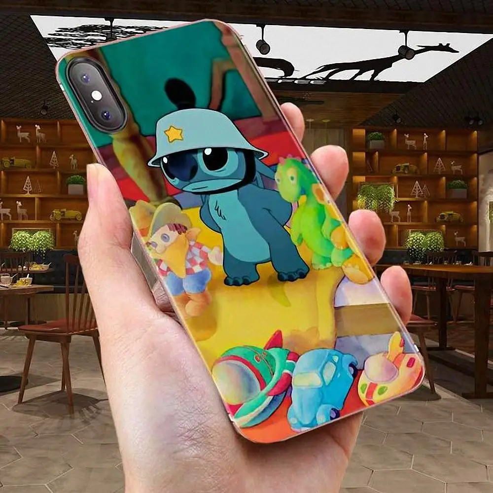 Оригинальный ТПУ чехол для Huawei Honor Mate 7 7A 8 9 10 20 V8 V9 V10 V30 P40 G Lite Play Mini Pro P Smart Cute Lilo Stitch