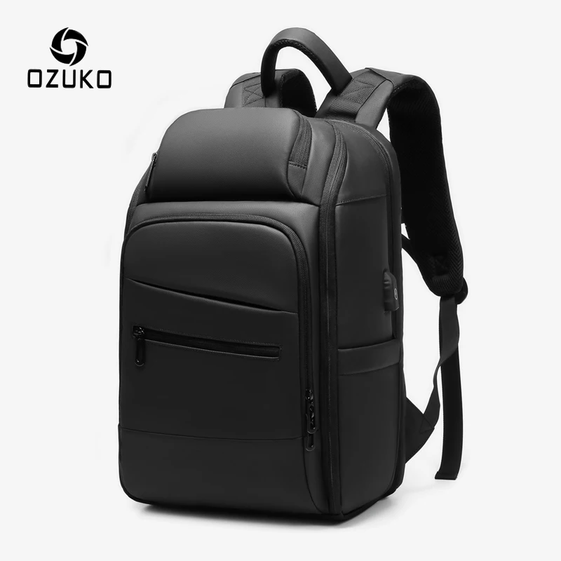 OZUKO 15 6 дюймов рюкзак для ноутбука мужчин многофункциональный водонепроницаемый