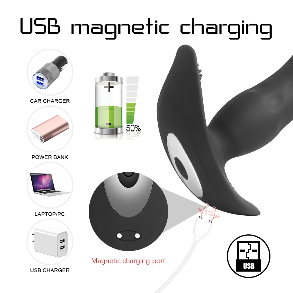 Вибраторы с Bluetooth-управлением анальная Анальная пробка вибратор для мужчин