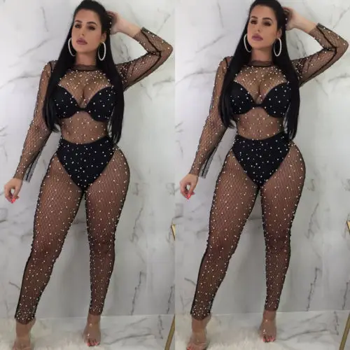 UK сток женский сексуальный купальник вязанный крючком сетчатый летний пляжный