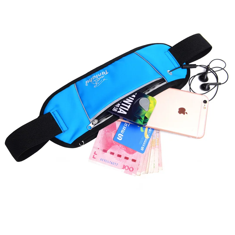 Professional Running Waist Bag Outdoor Sports Waterproof Breathable Running Belt Pouch Mobile Phone Men Women Gym Sports Bags