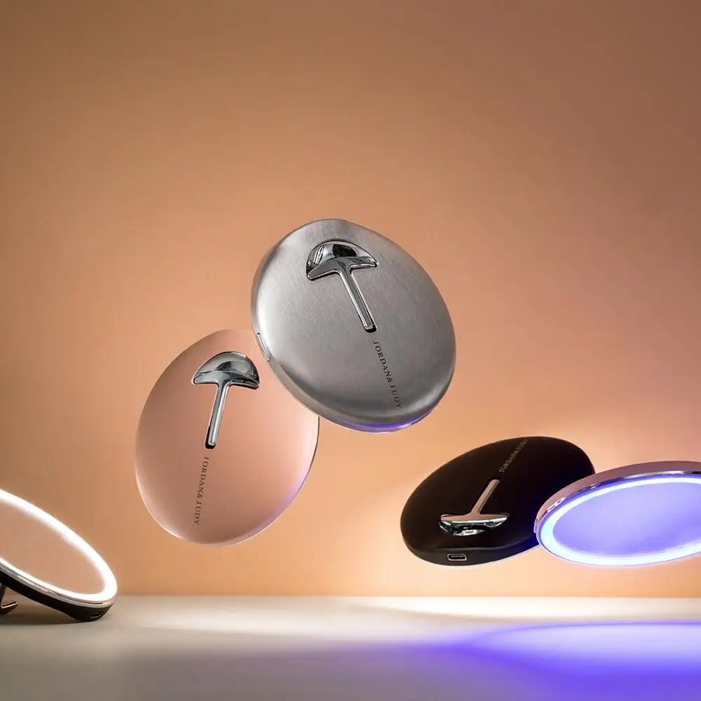 Портативное настольное зеркало для макияжа Jordan & Judy с регулируемой яркостью