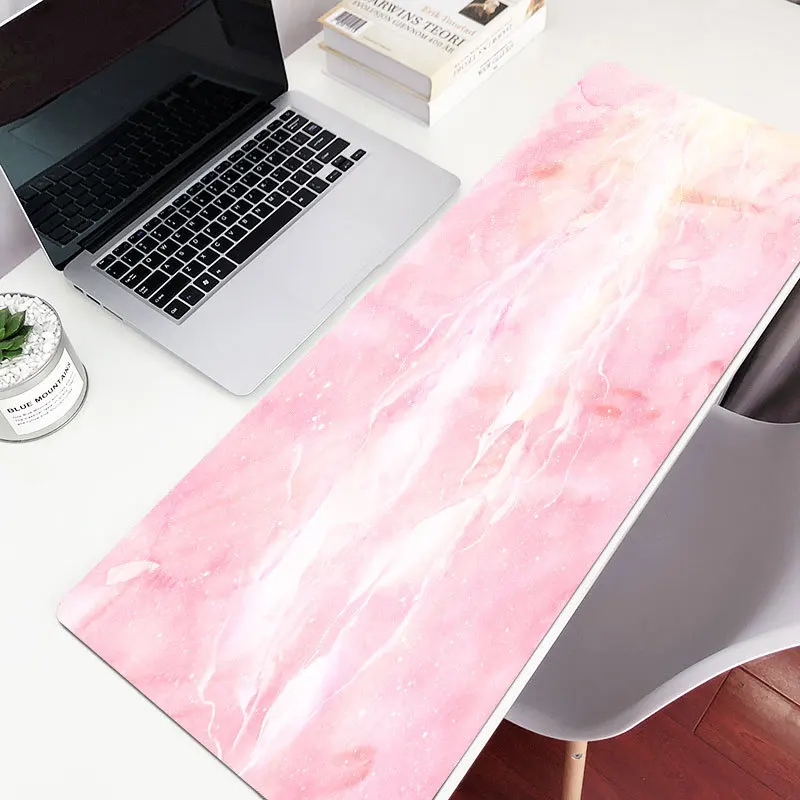 

Large Marble Desk Pad Mouse Pad Gamer Waterproof Kawaii Desk Mat Computer Keyboard Table Decoration Cover Gaming Player Mice Mat