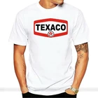 Модная мужская футболка с логотипом компании Texaco Oil, забавная футболка, Необычная футболка, женские футболки унисекс
