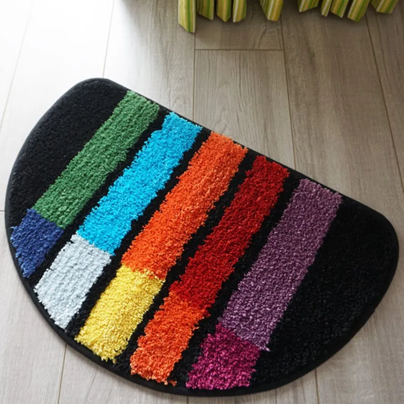 Коврик под дверь ручной работы для пола Ванная комната дешевые Нескользящие