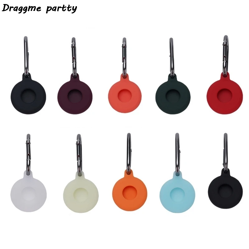 

Newest For Apple Airtags Liquid Silicone Protective Sleeve For Apple Locator Tracker Anti-lost Device Keychain Protective Sleeve