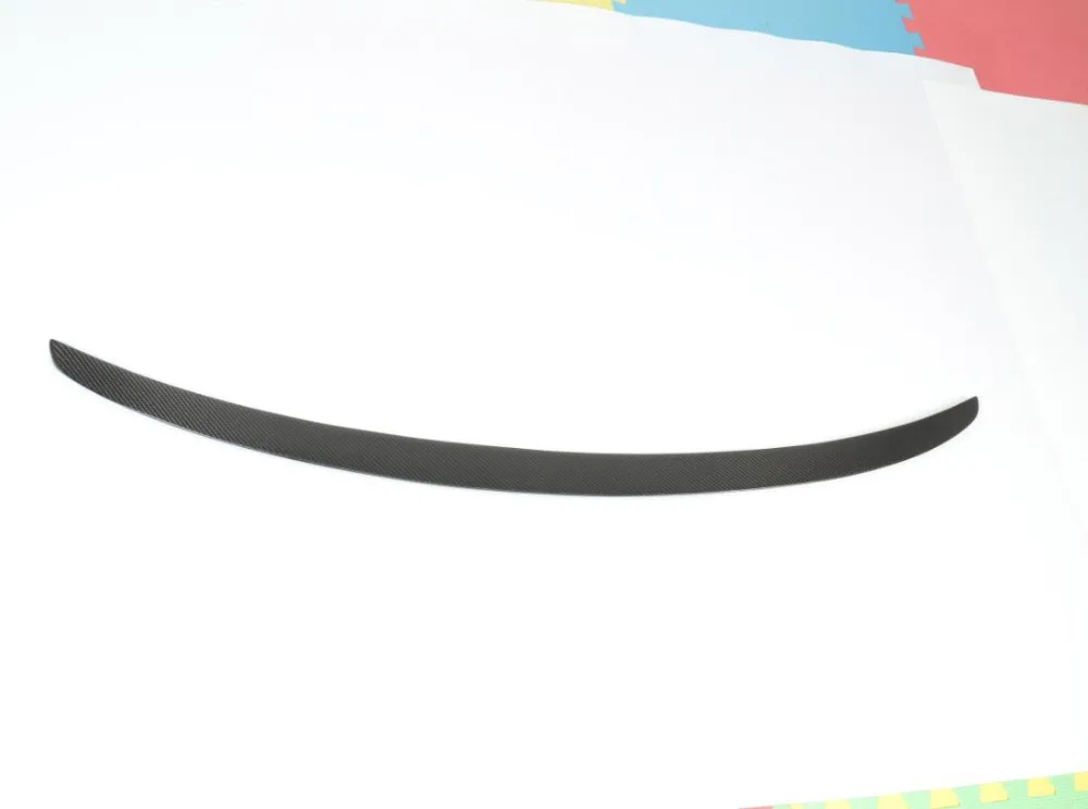 Углеродное волокно заднего крыло багажника выступ Спойлеры подходит для детей