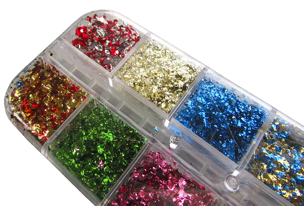 3D фотофольга листовая бумага украшение для ногтевого дизайна необычная