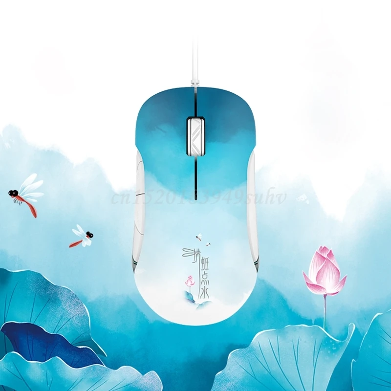 

AJ358 Wired Gaming Mouse 8 Keys Wired USB Mouse Adjustable 10000DPI 7-Level DPI Game Mice Laptop PC Accessory