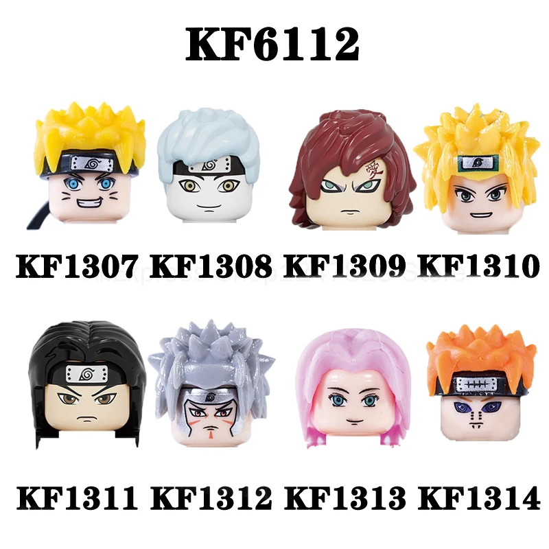 

2021 Bricks Toys Building Blocks Bricks Uzumaki Uchiha Sasuke Gara Haruno Sakula Pain Mitsuki Action Figures Toy KF6112