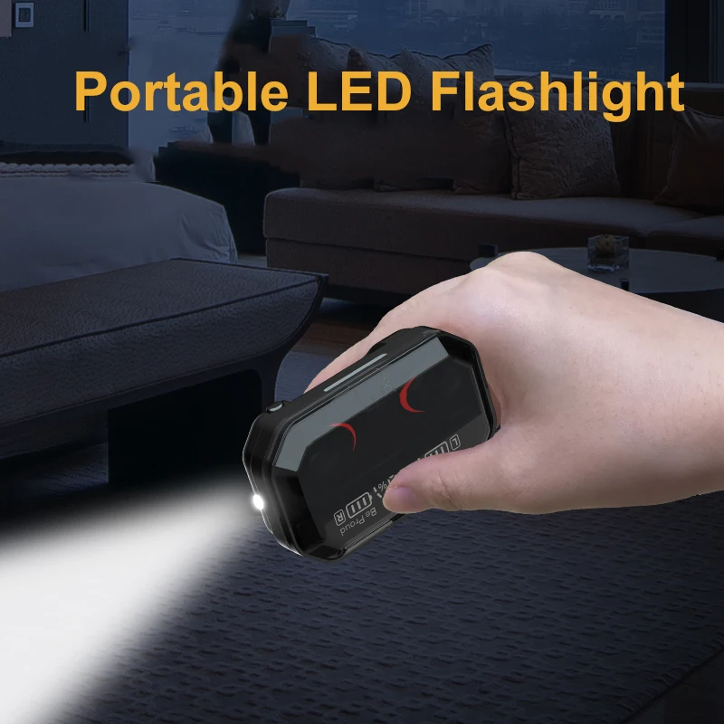 Беспроводные наушники спортивные водонепроницаемые Bluetooth 9D стерео TWS игровая