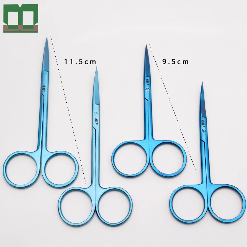 Глазные ножницы Титан сплав косметической и пластической хирургии инструменты 11