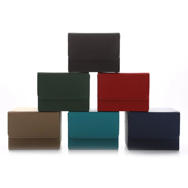 

1PC 10*7.6cm Board Game Card Box PU Storage Box Card Box Deck Case