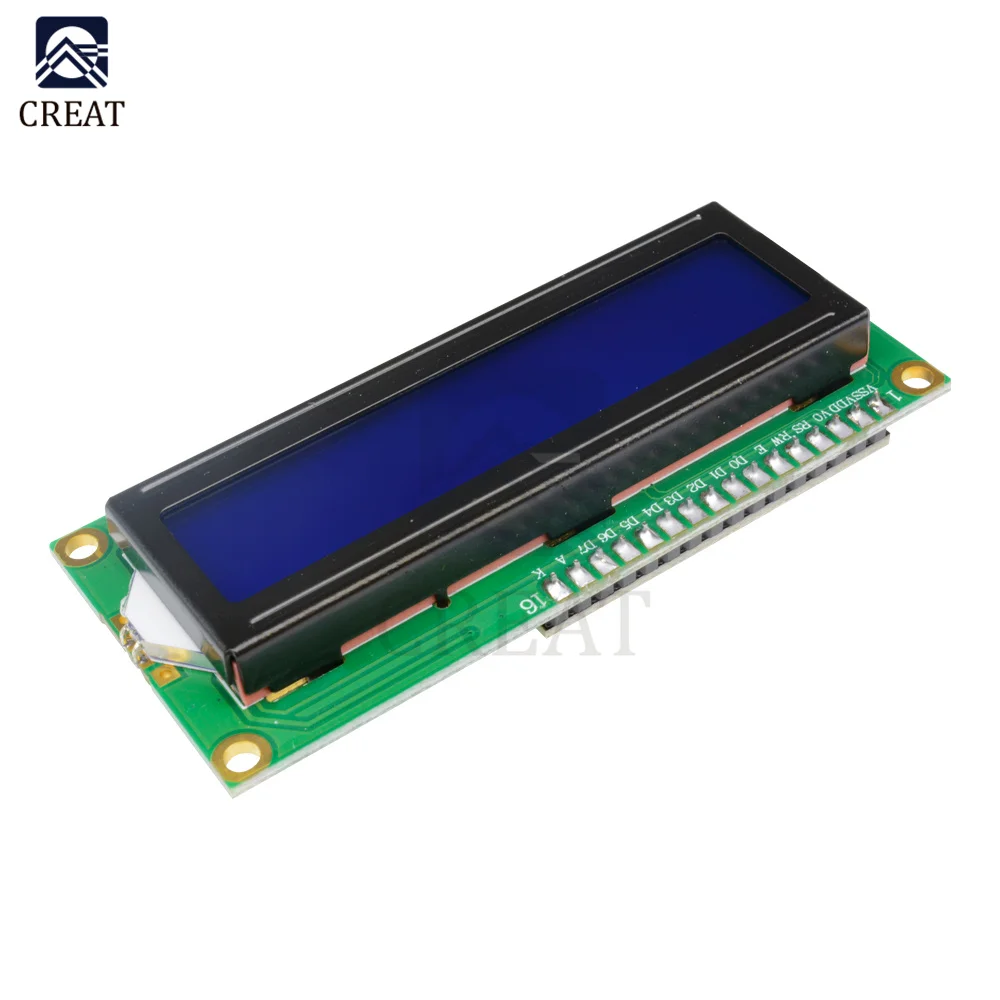 Синий дисплей IIC/I2C/TWI/последовательный интерфейс SPI 1602 16X2 16x2 символьный ЖК-модуль |