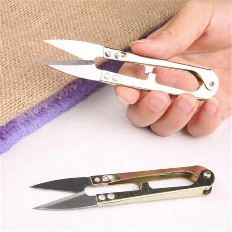 

Super-sharp stainless steel blade Scissor Nippers Thread Cutter for Tailor U Shape Clipper embroidery scissors sewing tool