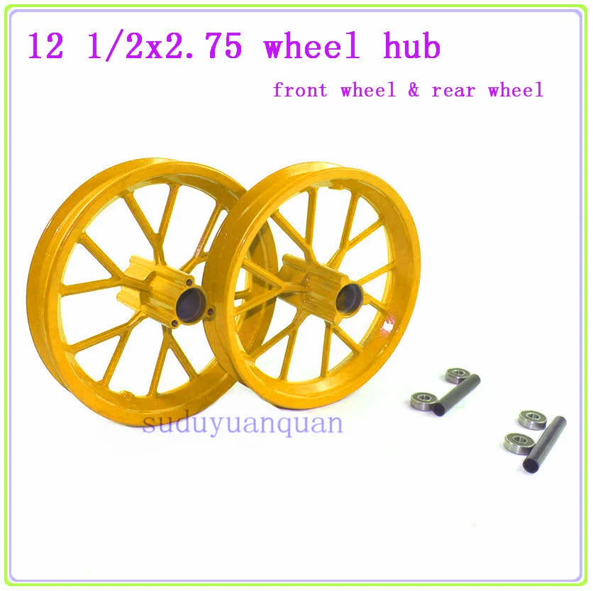 12,5 ''передний или задний обод 12 1/2x2,75 ступицы колеса использовать 12 1/2x2,75 шины для грязного велосипеда MX350 MX400 43CC 47CC 49CC Мини Мото E-Scooter