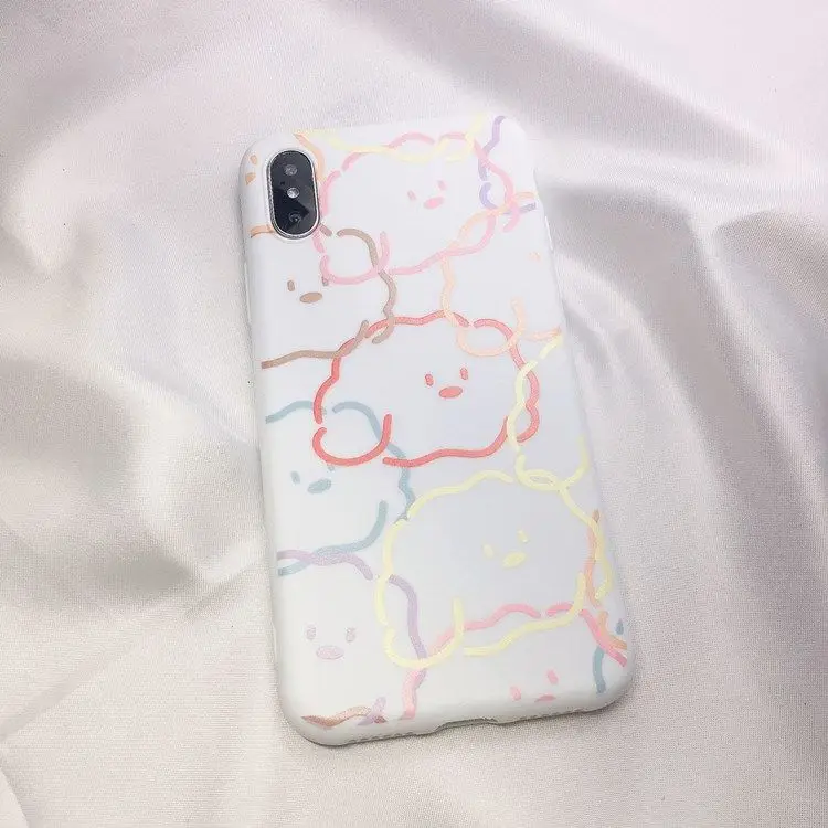 

Korean Ins Illustration a Little Cloud IPhone11PRo Phone Case 6P Apple Xsmax/XR All-Inclusive 8P Soft Case 7P