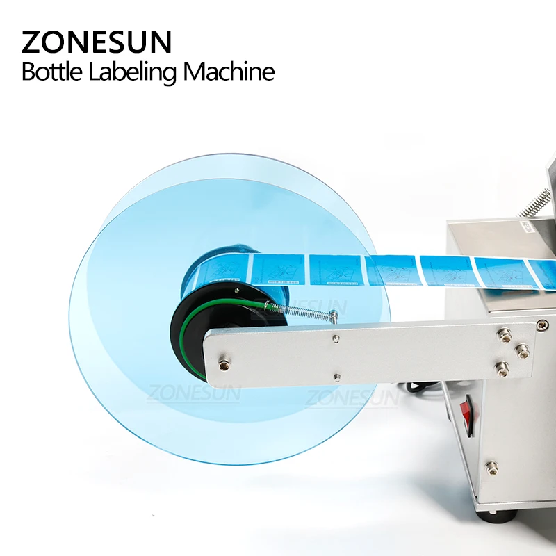ZONESUN LT-50 Полуавтоматическая этикетировочная машина для круглых бутылок ручная