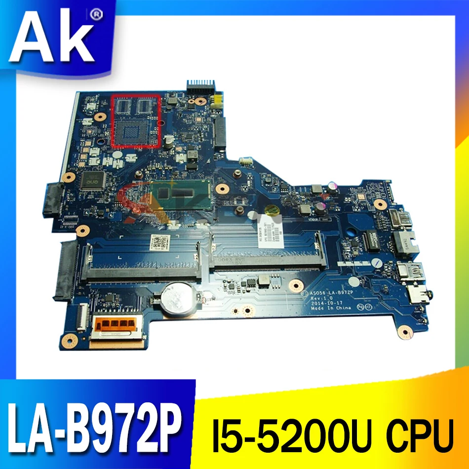 781680-001 790668-501 Подлинная материнская плата AS056 для ноутбука HP 250 G3 15-R с SR23Y 100%