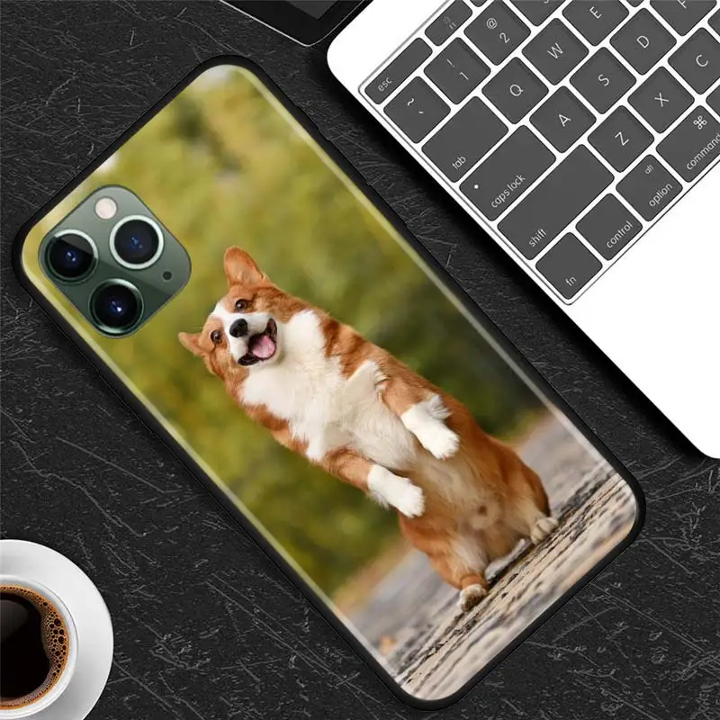 Милый чехол для Apple iPhone 11 Pro Max XS X XR 7 8 6 6S Plus 5 5S SE Черный силиконовый телефона