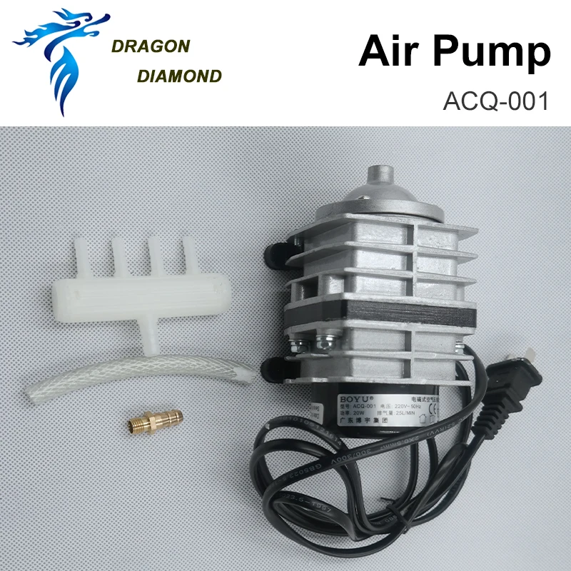 ACQ-001 25Lpm воздушный насос компрессор BOYU AC 220-240 В() электромагнитный воздушный компрессор для лазерной резки запасные части машины