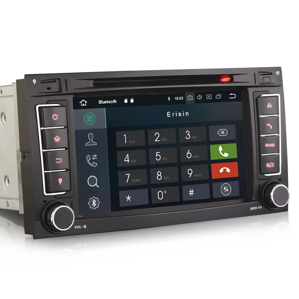 Erisin ES7956T 7 &quotAndroid 9 0 Восьмиядерный 4 Гб RAM автомобильный DVD Радио BT для VW