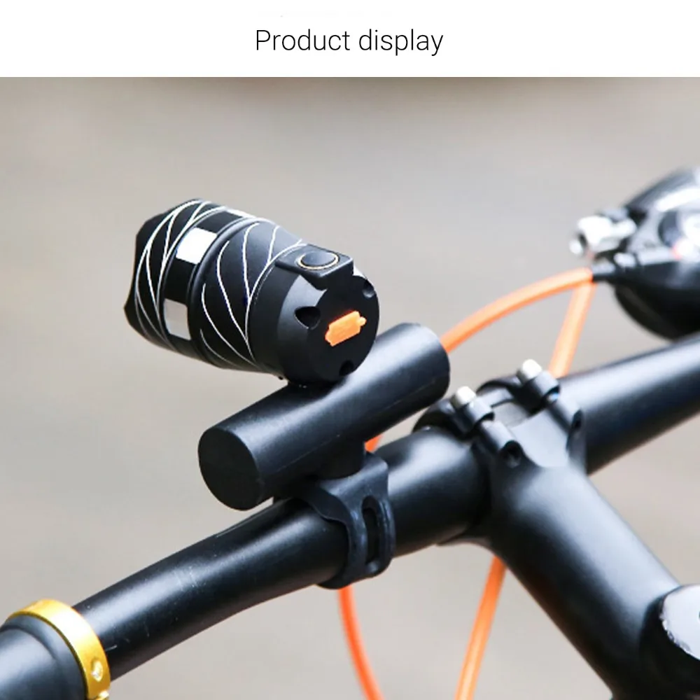 

Zoomable Bicycle Light 3 Modes 15000lm XM-L T6 LED Bike Front Lights USB Rechargeable MTB Head Lamp Cycling Headlight