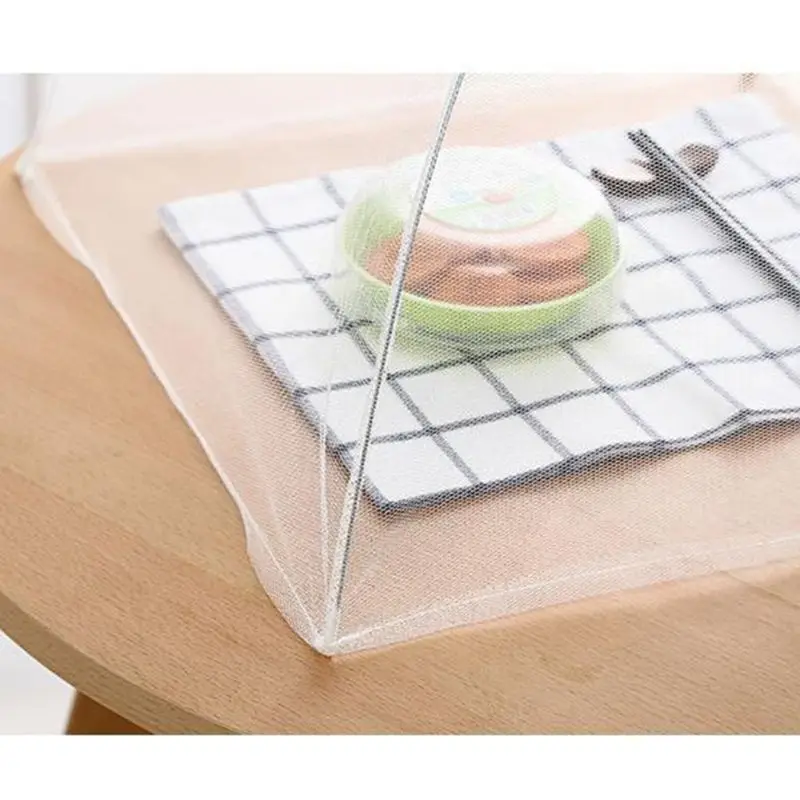 Сетчатые накидки для еды складные многоразовые тенты вечеринок защита от мух 17