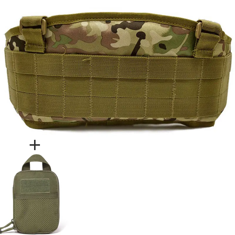 CP 2 Тактический ремень Molle военный ремень 1000d нейлоновый ремень мужской охотничий удобный Боевой страйкбол Мягкий регулируемый ремень Pasek - Цвет: CP 2