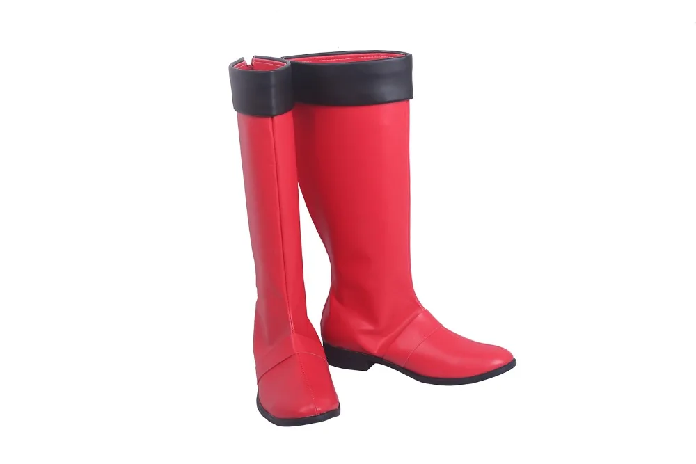 Tokumei Sentai Go-Buster Red Buster Cosplay Boots Shoes Custom Made Unisex | Тематическая одежда и униформа