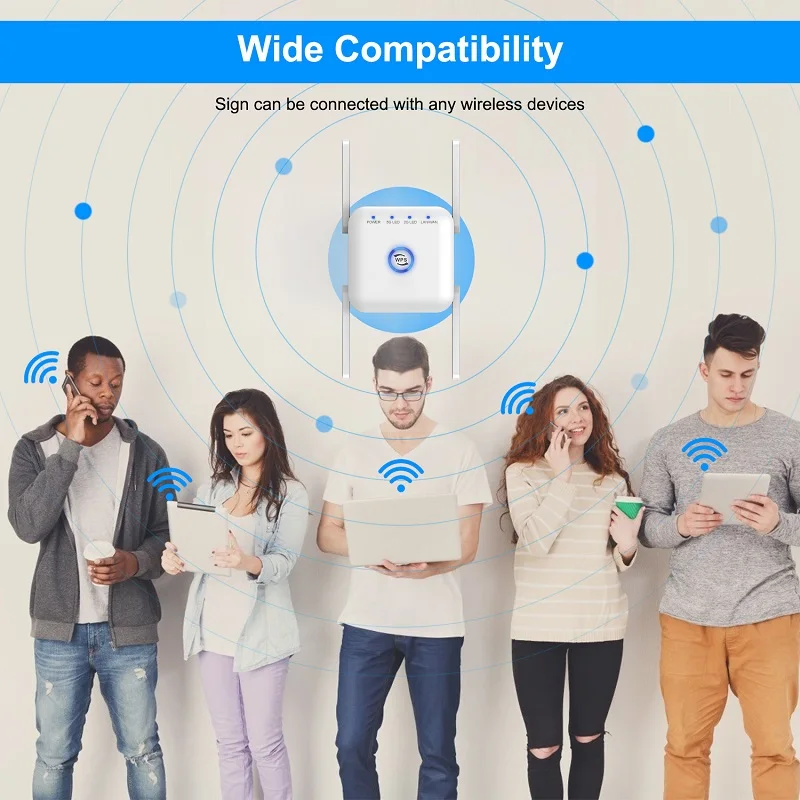 Ретранслятор Wi fi 1200 Мбит/с 5 ГГц|Беспроводные роутеры| |