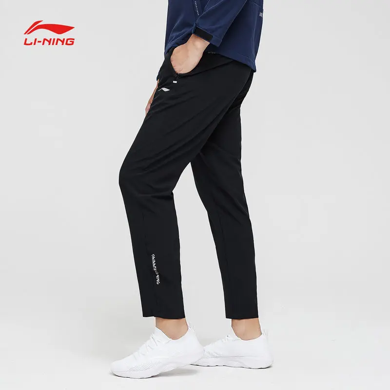 Мужские брюки для бега Li Ning повседневные с подкладкой li ning из 88% полиэстера 12%