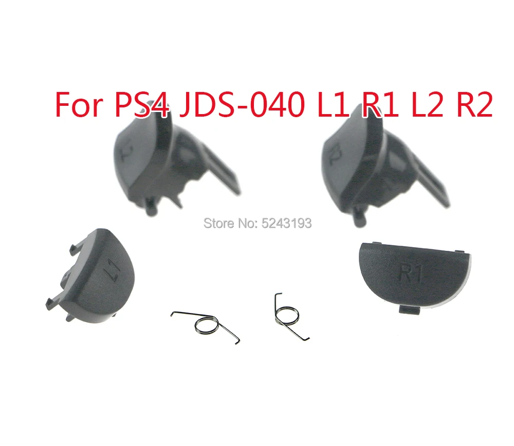 50 наборов Замена JDS 040 JDM для Playstation 4 контроллер L2 R2 L1 R1 пружины PS4 кнопки