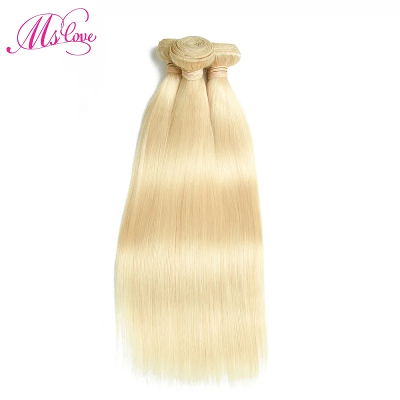 MS Love Pre colored#350 Orange P4/27 бразильские прямые человеческие волосы пряди 1 шт. не Реми человеческие волосы для наращивания 100 г - Цвет волос: #613