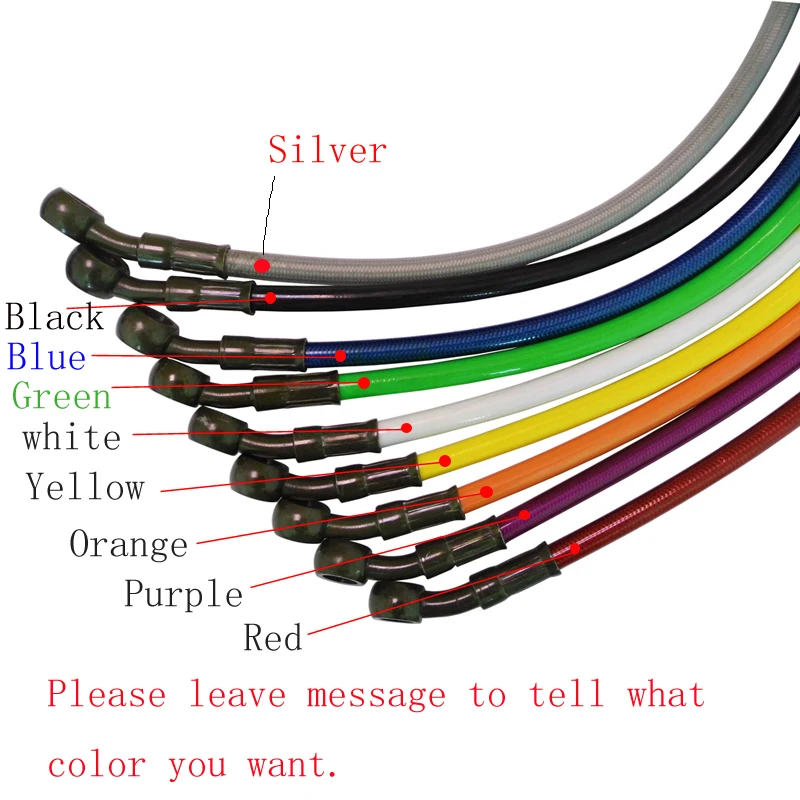 Мотоцикл Байк Плетеный Сталь гидравлический укрепить тормозной магистрали