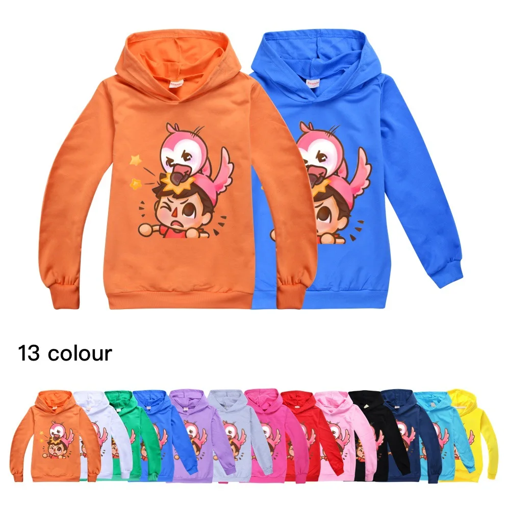 

Детская толстовка с капюшоном, с 3D-принтом фламинго