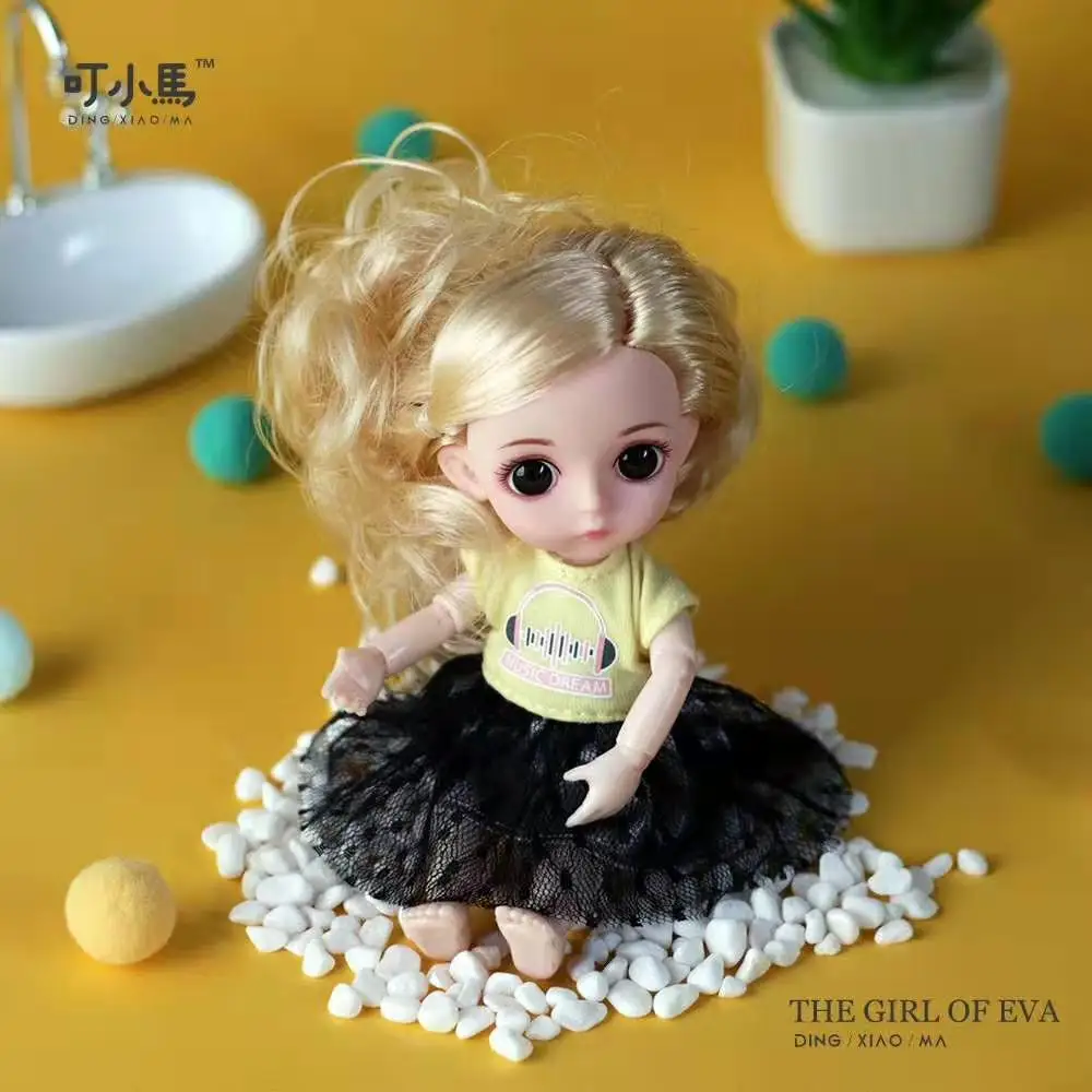 Мульти-шарнир bjd кукла с одеждой игрушка Мульти-шарнир мини игрушка Моделирование 3D кукла обнимается подарок мягкое тело для девочки игрушка