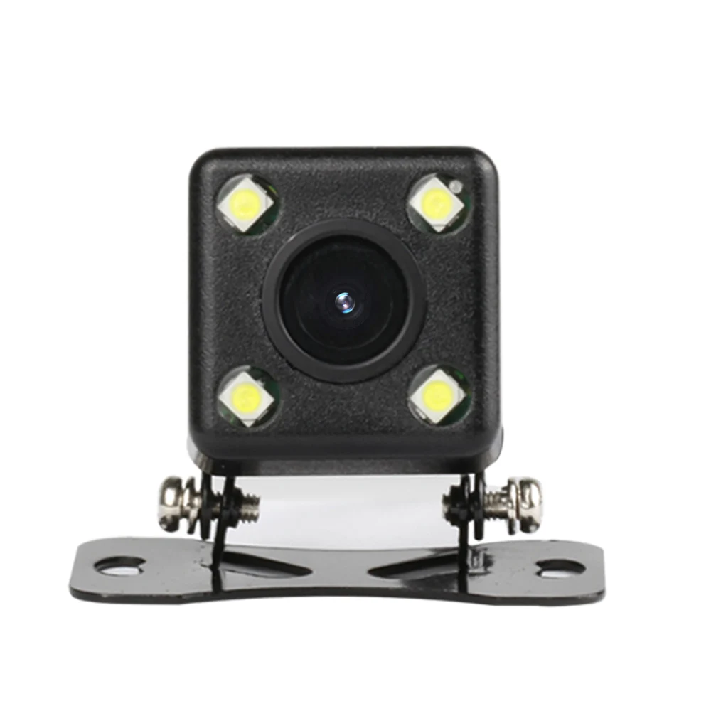 

Car reversing camera 4 LED Infrared night vision rear view automatic parking monitoring CCD video backup Wide Angle HD Camera