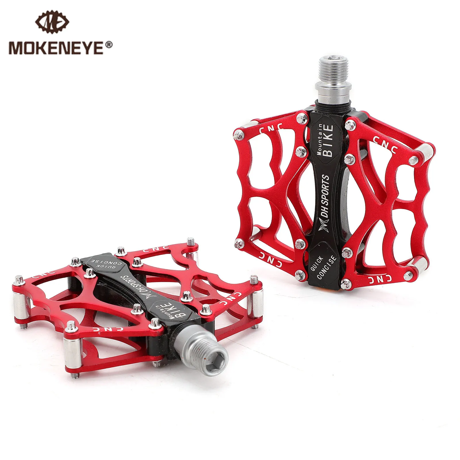 

DRCKHORS Bicycle Pedals Aluminum Alloy MTB Road Bike Pedal Sealed Bearings Anti-slip Footboard Wide Platform Riding Equipment