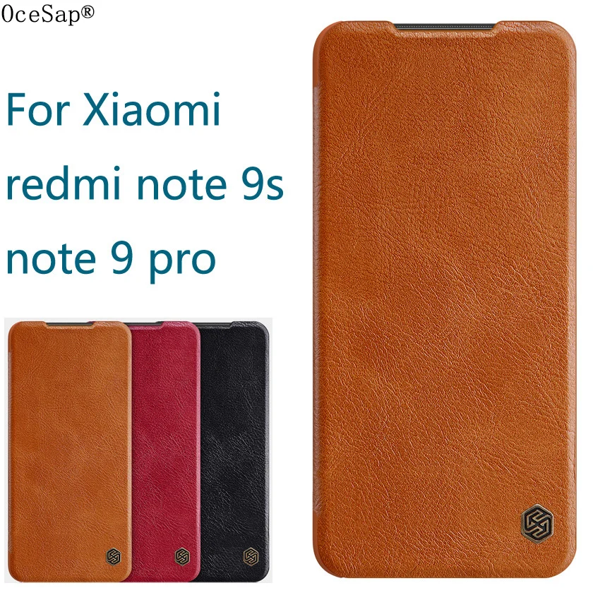 Чехол OceSap для Xiaomi Redmi Note 9S 9 Pro Max кожаный чехол бумажник с откидной крышкой MAX