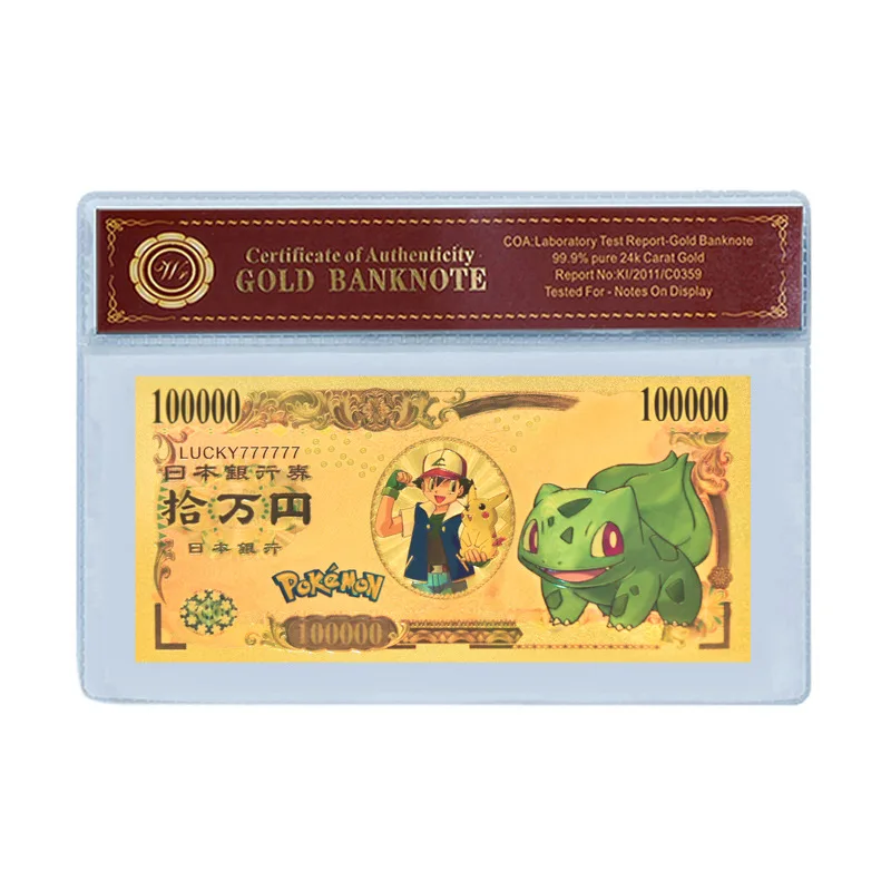 TAKJARA TOMY Pokemon PTCG TCG настольные игровые карты коллекции памятная монета 24K