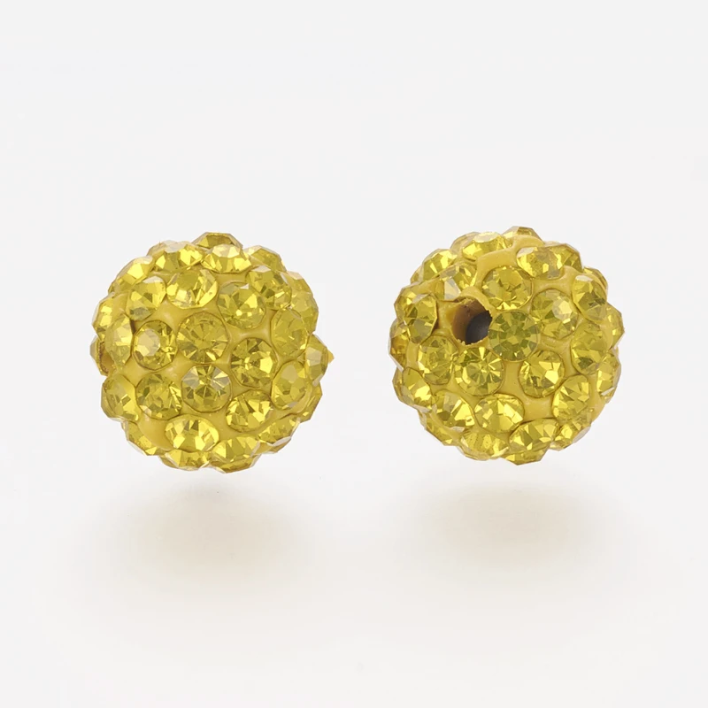 50 шт. разноцветные блестящие стразы европейские шарики для браслета ожерелий